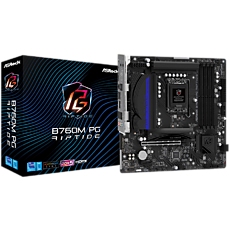 ASROCK MB Desktop B760M PG RIPTIDE (S1700, 4x DDR5, 1x PCIe 4.0 x16, 1x PCIe 4.0 x1, 1x M.2 Key E for Wi-Fi, 1x M.2 Hyper Gen4x4, 4x SATA3, 2x USB-C, 5x USB 3.2, 6x USB 2.0, 1xRJ-45 2.5 Gbit, 1x HDMI, 1x DP, mATX ASROCK MB Desktop B760M PG RIPTIDE (S1700, 4x DDR5, 1x PCIe 4.0 x16, 1x PCIe 4.0 x1, 1x M.2 Key E for Wi-Fi, 1x M.2 Hyper Gen4x4, 4x SATA3, 2x USB-C, 5x USB 3.2, 6x USB 2.0, 1xRJ-45 2.5 Gbit, 1x HDMI, 1x DP, mATX