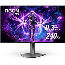AOC AG276QZD, 26.5" OLED WLED, 2560x1440@240Hz, 0.03ms GtG, 1000cd/m2, 1000000:1, DCR 80M:1, Adaptive Sync, FlickerFree, Low Blue Light, 5Wx2, Tilt, Height Adjust, Pivot, Swivel, 2xHDMI, 2xDP, USB hub AOC AG276QZD, 26.5" OLED WLED, 2560x1440@240Hz, 0.03ms GtG, 1000cd/m2, 1000000:1, DCR 80M:1, Adaptive Sync, FlickerFree, Low Blue Light, 5Wx2, Tilt, Height Adjust, Pivot, Swivel, 2xHDMI, 2xDP, USB hub