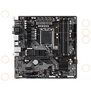 Дънна платка GIGABYTE B760M H, socket 1700, mATX, 2xDDR4