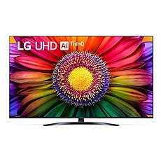 LG 50UR81003LJ, 50" 4K UltraHD TV 4K (3840 x 2160), DVB-T2/C/S2, webOS 23 Smart TV, ThinQ AI, a5 AI Processor 4K Gen6, WiFi, HDR10 pro, HLG, ALLM/HGiG, 4K Upscaling, AI Sound, Voice Controll, AirPlay, HDMI eARC,Quick Card, CI, LAN, USB, Bluetooth, Cresce
