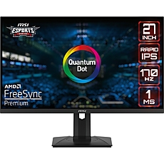 MSI G272QPF, 27", Rapid IPS, 1ms, 170Hz, 2560x1440, HDR Ready, Adaptive sync, Anti-glare, Night Vision, Anti-Flicker, Less Blue Light, Adjustable Stand 0 ~ 130mm, 1000:1, 300 NITS, 2x HDMI 2.0b, DP 1.2a, Headphone out, FLAT, Frameless, 9S6-3CD39T-001 MSI G272QPF, 27", Rapid IPS, 1ms, 170Hz, 2560x1440, HDR Ready, Adaptive sync, Anti-glare, Night Vision, Anti-Flicker, Less Blue Light, Adjustable Stand 0 ~ 130mm, 1000:1, 300 NITS, 2x HDMI 2.0b, DP 1.2a, Headphone out, FLAT, Frameless, 9S6-3CD39T-001