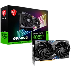 MSI Video Card Nvidia GeForce RTX 4060 Ti GAMING 8G, 8GB GDDR6, 128bit, Effective Memory Clock: 18000MHz, Boost: 2535 MHz, 4352 CUDA Cores, PCIe 4.0, 3x DP 1.4a, HDMI 2.1a, RAY TRACING, Dual Fan, 1x 8pin, 550W Recommended PSU, 3Y MSI Video Card Nvidia GeForce RTX 4060 Ti GAMING 8G, 8GB GDDR6, 128bit, Effective Memory Clock: 18000MHz, Boost: 2535 MHz, 4352 CUDA Cores, PCIe 4.0, 3x DP 1.4a, HDMI 2.1a, RAY TRACING, Dual Fan, 1x 8pin, 550W Recommended PSU, 3Y