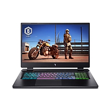 Acer Nitro 5, AN17-51-7593, Core i7-13700H (3.70GHz up to 5.00GHz, 24MB), 17.3" QHD (2560x1440) IPS, 165Hz, 16GB DDR5 (1 slot free), 1024GB PCIe SSD, RTX 4060 8GB GDDR6, Wi-Fi 6e, BT 5.1, HD Mic&Cam, RGB Backlit KB, No OS, Black Acer Nitro 5, AN17-51-7593, Core i7-13700H (3.70GHz up to 5.00GHz, 24MB), 17.3" QHD (2560x1440) IPS, 165Hz, 16GB DDR5 (1 slot free), 1024GB PCIe SSD, RTX 4060 8GB GDDR6, Wi-Fi 6e, BT 5.1, HD Mic&Cam, RGB Backlit KB, No OS, Black