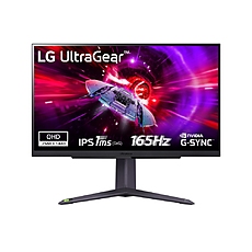 LG 27GR75Q-B, UltraGear 27" IPS, AG, 1ms GtG, 165Hz, 1000:1, 300cd/m2, QHD 2560x1440, HDR 10, sRGB 99%, AMD FreeSync, G-SYNC Compatible, HDMI, DisplayPort, Headphone Out, Reader mode, Black Stabilizer, Tilt, Height Adjustable, Pivot, Black LG 27GR75Q-B, UltraGear 27" IPS, AG, 1ms GtG, 165Hz, 1000:1, 300cd/m2, QHD 2560x1440, HDR 10, sRGB 99%, AMD FreeSync, G-SYNC Compatible, HDMI, DisplayPort, Headphone Out, Reader mode, Black Stabilizer, Tilt, Height Adjustable, Pivot, Black