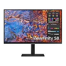 Samsung 27B800, 27" IPS LED, 60 Hz, 5 ms GTG, 3840x2160, 300 cd/m2, Flicker Free, PBP, PIP, USB-C 90W, 3xUSB 3.0, Display Port 1.4, 2xHDMI 2.2, Black