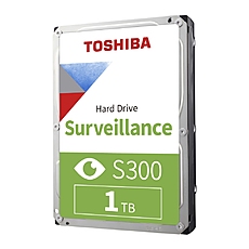 Toshiba S300 1TB CMR ( 3.5", 64MB, 5700 RPM, SATA 6Gb/s )