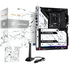 ASROCK MB Desktop Z790 Taichi Carrara, S1700, 4x DDR5, 2x PCIe 5.0 x16, 1x PCIe 4.0 x16, 4x Hyper M.2, 1x Blazing M.2, 8x SATA3, 2x USB-C, 12x USB 3.2, 6x USB 2.0, 1x RJ-45 2.5GB Lan, 802.11ax Wi-Fi 6E + Bluetooth 5.3, 1x HDMI, 1x SPDIF, ATX ASROCK MB Desktop Z790 Taichi Carrara, S1700, 4x DDR5, 2x PCIe 5.0 x16, 1x PCIe 4.0 x16, 4x Hyper M.2, 1x Blazing M.2, 8x SATA3, 2x USB-C, 12x USB 3.2, 6x USB 2.0, 1x RJ-45 2.5GB Lan, 802.11ax Wi-Fi 6E + Bluetooth 5.3, 1x HDMI, 1x SPDIF, ATX