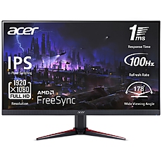 Acer Nitro VG270Ebmiix 27" IPS LED, Anti-Glare, ZeroFrame FreeSync 100Hz 16:9 1ms(VRB),100M:1, 250nits, 1920x1080 FHD, VGA, 2xHDMI, MM Audio in/out, Speakers, Black Acer Nitro VG270Ebmiix 27" IPS LED, Anti-Glare, ZeroFrame FreeSync 100Hz 16:9 1ms(VRB),100M:1, 250nits, 1920x1080 FHD, VGA, 2xHDMI, MM Audio in/out, Speakers, Black