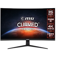 MSI G321CU Curved Gaming Monitor, 31.5" 144Hz, 4K UHD (3840x2160) 16:9, IPS Anti-glare, 1500R curve, 1ms, 300nits, 3000:1, 178°/178°, Adaptive Sync, Adjustable Stand, 1x DP, 2x HDMI, 1xType-C, 3Y Warranty MSI G321CU Curved Gaming Monitor, 31.5" 144Hz, 4K UHD (3840x2160) 16:9, IPS Anti-glare, 1500R curve, 1ms, 300nits, 3000:1, 178°/178°, Adaptive Sync, Adjustable Stand, 1x DP, 2x HDMI, 1xType-C, 3Y Warranty