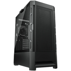 COUGAR case Airface, Mid Tower, MiniITX/MicroATX/ATX/ CEB/ E-ATX, 230 x 491 x 386 (mm), USB 3.0 x 2, USB 2.0 x 1, 4 Pole Headset Audio Jack x1, Reset Button, Airflow Panel, 120mm Black fan x 1 pre-installed, 4 mm Tempered glass COUGAR case Airface, Mid Tower, MiniITX/MicroATX/ATX/ CEB/ E-ATX, 230 x 491 x 386 (mm), USB 3.0 x 2, USB 2.0 x 1, 4 Pole Headset Audio Jack x1, Reset Button, Airflow Panel, 120mm Black fan x 1 pre-installed, 4 mm Tempered glass