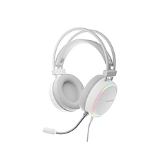 Genesis Headset Neon 613 With Microphone RGB Illumination White