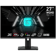 MSI G274QPF Gaming Monitor, 27" 170Hz, WQHD (2560x1440) 16:9, Rapid IPS Anti-glare, 1ms, 400nits, 1000:1, 178°/178°, Adaptive Sync, Adjustable Stand, 1x DP, 2x HDMI, 1xType-C, 3Y Warranty