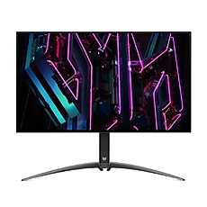 Acer Predator X27Ubmiipruzx, 27" IPS ZeroFrame OLED QHD, FreeSync Premium, 0.01ms(PRT)/0.03ms(GTG), 240Hz, 1 500M:1, 1000nits, 2560x1440, Speakers, Audio Out, 2xHDMI, DP, 1xType-C(90W), USB HUB 3.2x2 USB-B (2up 2down), VESA, Black Acer Predator X27Ubmiipruzx, 27" IPS ZeroFrame OLED QHD, FreeSync Premium, 0.01ms(PRT)/0.03ms(GTG), 240Hz, 1 500M:1, 1000nits, 2560x1440, Speakers, Audio Out, 2xHDMI, DP, 1xType-C(90W), USB HUB 3.2x2 USB-B (2up 2down), VESA, Black