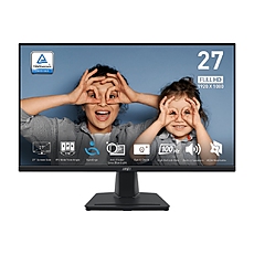 MSI PRO MP275, 27", IPS, 100Hz, 1920x1080 FHD, 1ms MPRT, 4ms GTG, 300 cd/m2, 93% (CIE 1976), Anti-glare, EyesErgo, MSI EYE CARE, DISPLAY KIT APP, 1x HDMI, 1x D-Sub (VGA), Speakers 2x 2W, Tilt, 1x Line-in, 1x Headphone-out, VESA 100, 9S6-3PC3CM-002 MSI PRO MP275, 27", IPS, 100Hz, 1920x1080 FHD, 1ms MPRT, 4ms GTG, 300 cd/m2, 93% (CIE 1976), Anti-glare, EyesErgo, MSI EYE CARE, DISPLAY KIT APP, 1x HDMI, 1x D-Sub (VGA), Speakers 2x 2W, Tilt, 1x Line-in, 1x Headphone-out, VESA 100, 9S6-3PC3CM-002