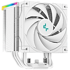 DeepCool AK500 Digital WH, CPU Air Cooler, 1x120mm FK120 PWM FDB Fan, ARGB, Digital Display, White, TDP 240W, 5 Heatpipes, Fluid Dynamic Bearing, LGA2066/2011-v3/2011/1700/1200/1151/1150/1155, AMD AM5/AM4, 127Г—117Г—160 mm(LГ—WГ—H), 3Y, R-AK500-WHADM DeepCool AK500 Digital WH, CPU Air Cooler, 1x120mm FK120 PWM FDB Fan, ARGB, Digital Display, White, TDP 240W, 5 Heatpipes, Fluid Dynamic Bearing, LGA2066/2011-v3/2011/1700/1200/1151/1150/1155, AMD AM5/AM4, 127Г—117Г—160 mm(LГ—WГ—H), 3Y, R-AK500-WHADM