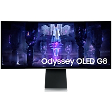 Monitor LED Samsung LS34BG850SUXEN Odyssey G85SB, 34" UWQHD Curved 1800R 21:9 (3440x1440) QD-OLED 175Hz, 250 cd/гЋЎ, 1,000,000:1, HDR10+, 0.03ms(GTG), 178/178, FreeSync, 2xUSB-C, 2x5W Speakers, Tilt/Pivot HeightAdj, Remote, VESA 100x100, 3Y Monitor LED Samsung LS34BG850SUXEN Odyssey G85SB, 34" UWQHD Curved 1800R 21:9 (3440x1440) QD-OLED 175Hz, 250 cd/гЋЎ, 1,000,000:1, HDR10+, 0.03ms(GTG), 178/178, FreeSync, 2xUSB-C, 2x5W Speakers, Tilt/Pivot HeightAdj, Remote, VESA 100x100, 3Y