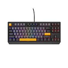 Genesis Gaming Keyboard Thor 230 TKL Anchor Gray Negative US RGB Mechanical Outemu Red
