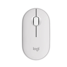 Logitech Pebble Mouse 2 M350s - TONAL WHITE - BT - N/A - EMEA-808 - DONGLELESS
