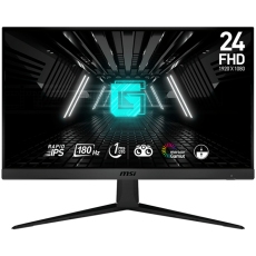 MSI G2412F Gaming Monitor, 24" 180Hz, FHD (1920x1080) 16:9, Rapid IPS Anti-glare, 1ms, 300nits, 1000:1, 178°/178°, Adaptive Sync, Adjustable Stand, 1x DP, 2x HDMI, 3Y Warranty MSI G2412F Gaming Monitor, 24" 180Hz, FHD (1920x1080) 16:9, Rapid IPS Anti-glare, 1ms, 300nits, 1000:1, 178°/178°, Adaptive Sync, Adjustable Stand, 1x DP, 2x HDMI, 3Y Warranty