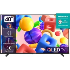 Hisense 40" A5KQ, Full HD 1920x1080, QLED, Quantum Dot , HDR, HLG, DTS HD, DTS Virtual X, Dolby Audio, Smart TV, WiFi, WiFi Direct, 2xHDMI, 2xUSB, LAN, CI+, DVB-T2/C/S2, Black Hisense 40" A5KQ, Full HD 1920x1080, QLED, Quantum Dot , HDR, HLG, DTS HD, DTS Virtual X, Dolby Audio, Smart TV, WiFi, WiFi Direct, 2xHDMI, 2xUSB, LAN, CI+, DVB-T2/C/S2, Black