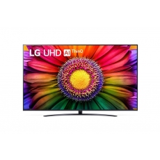 LG 75UR81003LJ, 75" 4K UltraHD TV 4K (3840 x 2160), DVB-T2/C/S2, webOS 23 Smart TV, ThinQ AI, a5 AI Processor 4K Gen6, WiFi, HDR10 pro, HLG, ALLM/HGiG, 4K Upscaling, AI Sound, Voice Controll, AirPlay, Quick Card, HDMI eARC, CI, LAN, USB, Bluetooth, Stand LG 75UR81003LJ, 75" 4K UltraHD TV 4K (3840 x 2160), DVB-T2/C/S2, webOS 23 Smart TV, ThinQ AI, a5 AI Processor 4K Gen6, WiFi, HDR10 pro, HLG, ALLM/HGiG, 4K Upscaling, AI Sound, Voice Controll, AirPlay, Quick Card, HDMI eARC, CI, LAN, USB, Bluetooth, Stand