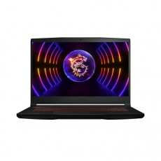 MSI Thin GF63 12VE, i5-12450H (8C/12T, 12 MB, up to 4.40 GHz), 15.6" FHD (1920x1080), 144Hz, IPS-Level, RTX 4050 6GB GDDR6 (Up to 1605MHz), 16GB DDR4 (2x8, 3200MHz), 1TB NVMe SSD Gen4x4, Red Backlit Gaming KBD, NO OS, Black, 1.86 kg MSI Thin GF63 12VE, i5-12450H (8C/12T, 12 MB, up to 4.40 GHz), 15.6" FHD (1920x1080), 144Hz, IPS-Level, RTX 4050 6GB GDDR6 (Up to 1605MHz), 16GB DDR4 (2x8, 3200MHz), 1TB NVMe SSD Gen4x4, Red Backlit Gaming KBD, NO OS, Black, 1.86 kg