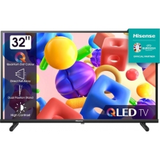 Hisense 32" A5KQ, Full HD 1920x1080, QLED, Quantum Dot, HDR, HLG, DTS HD, DTS Virtual X, Dolby Audio, Smart TV, WiFi, WiFi Direct, 2xHDMI, 2xUSB, LAN, CI+, DVB-T2/C/S2, Black Hisense 32" A5KQ, Full HD 1920x1080, QLED, Quantum Dot, HDR, HLG, DTS HD, DTS Virtual X, Dolby Audio, Smart TV, WiFi, WiFi Direct, 2xHDMI, 2xUSB, LAN, CI+, DVB-T2/C/S2, Black