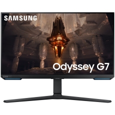 Monitor LED Samsung LS28BG700EPXEN Odyssey G70B, 28" UHD FLAT 16:9 (3840x2160) IPS 144Hz, 300 cd/гЋЎ, 1000:1, HDR400, 1ms (GTG), 178/178, FS, 1xDP 2xHDMI, 1xUSB 3.0 , 3.5 Jack, Tilt/Pivot/Swivel/HeightAdj (120mm), VESA 100x100, 2Y Monitor LED Samsung LS28BG700EPXEN Odyssey G70B, 28" UHD FLAT 16:9 (3840x2160) IPS 144Hz, 300 cd/гЋЎ, 1000:1, HDR400, 1ms (GTG), 178/178, FS, 1xDP 2xHDMI, 1xUSB 3.0 , 3.5 Jack, Tilt/Pivot/Swivel/HeightAdj (120mm), VESA 100x100, 2Y