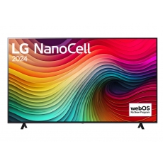 LG 75NANO81T3A, 75" 4K HDR Smart Nano Cell TV, 3840x2160, DVB-T2/C/S2, AI Alpha 5 Gen7, HDR 10 PRO, webOS 24, ThinQ AI, WiFi, Clear Voice, AI Upscaling, Bluetooth, Hdmi, CI, LAN, AirPlay2, SPDIF, 2 Pole stand, Silver LG 75NANO81T3A, 75" 4K HDR Smart Nano Cell TV, 3840x2160, DVB-T2/C/S2, AI Alpha 5 Gen7, HDR 10 PRO, webOS 24, ThinQ AI, WiFi, Clear Voice, AI Upscaling, Bluetooth, Hdmi, CI, LAN, AirPlay2, SPDIF, 2 Pole stand, Silver