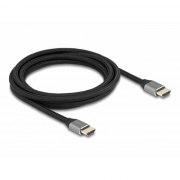 Кабел Delock Ultra High Speed, HDMI мъжко - HDMI мъжко, 48 Gbit/s, 8K 60 Hz, 3 м, Сив