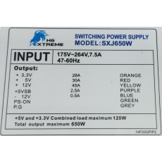 PSU OMEGA SXJ650W