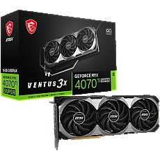 MSI Video Card Nvidia RTX 4070 Ti SUPER 16G VENTUS 3X OC, 16GB GDDR6X, 256bit, 21Gbps Memory speed, Boost: 2640 MHz, 8448 CUDA Cores, 3x DP 1.4a, HDMI 2.1a, RAY TRACING, Triple Fan, 1x 16pin, 700W Recommended PSU, 3Y MSI Video Card Nvidia RTX 4070 Ti SUPER 16G VENTUS 3X OC, 16GB GDDR6X, 256bit, 21Gbps Memory speed, Boost: 2640 MHz, 8448 CUDA Cores, 3x DP 1.4a, HDMI 2.1a, RAY TRACING, Triple Fan, 1x 16pin, 700W Recommended PSU, 3Y