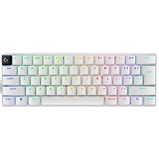 LOGITECH G PRO X 60 LIGHTSPEED Wireless Gaming Keyboard (Tactile) - WHITE - US INT'L - 2.4GHZ/BT - EMEA28-935 - TACTILE SWITCH