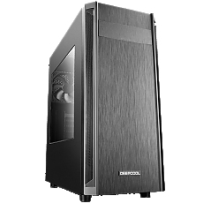 Deepcool D-Shield V2 Black Case, ABS+SPCC Steel ATX Mid Tower Case