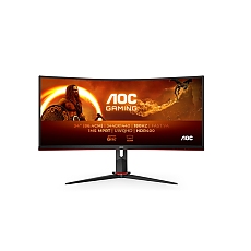 AOC CU34G2XP/BK, 34" Curved 1500R VA, WLED, 3440x1440@180Hz, 1ms GtG, 1ms MPRT, 430 cd/m2, 4000:1, 80M:1 DCR, Tilt, Height Adjust, Swivel, 2xHDMI, 2xDP, USB hub AOC CU34G2XP/BK, 34" Curved 1500R VA, WLED, 3440x1440@180Hz, 1ms GtG, 1ms MPRT, 430 cd/m2, 4000:1, 80M:1 DCR, Tilt, Height Adjust, Swivel, 2xHDMI, 2xDP, USB hub