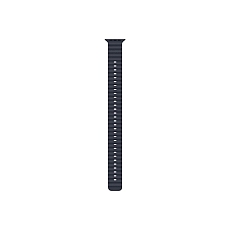 Apple Watch 49mm Band: Navy Ocean Band Extension - Natural Titanium Finish