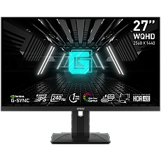 MSI G321Q Gaming Monitor, 27" 240Hz, WQHD (2560x1440) 16:9, Rapid IPS Anti-glare, 1ms, 400nits, 1000:1, 178°/178°, G-Sync, Adjustable Stand, 1x DP, 2x HDMI, 1xUSB Type-C, 3Y Warranty MSI G321Q Gaming Monitor, 27" 240Hz, WQHD (2560x1440) 16:9, Rapid IPS Anti-glare, 1ms, 400nits, 1000:1, 178°/178°, G-Sync, Adjustable Stand, 1x DP, 2x HDMI, 1xUSB Type-C, 3Y Warranty
