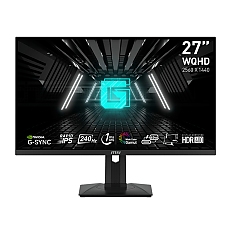 MSI G274QPX, 27", 240Hz, 1ms, Rapid IPS, 2560x1440, G-Sync Compatible, Gaming OSD, Mystic Light, 98% DCI-P3, AG, USB hub, 400 nits, 1000:1, DCR 100M:1, DP(1.4a), 2xHDMI(2.0b), 1xTypeC DP alt. w/PD (65W), Heigh Adj., VESA, 9S6-3CC29H-040 MSI G274QPX, 27", 240Hz, 1ms, Rapid IPS, 2560x1440, G-Sync Compatible, Gaming OSD, Mystic Light, 98% DCI-P3, AG, USB hub, 400 nits, 1000:1, DCR 100M:1, DP(1.4a), 2xHDMI(2.0b), 1xTypeC DP alt. w/PD (65W), Heigh Adj., VESA, 9S6-3CC29H-040