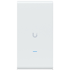 Ubiquiti U6-Mesh-Pro-EU Indoor/outdoor WiFi 6 AP with 4 spatial streams, an integrated super antenna, and a gigabit passthrough port