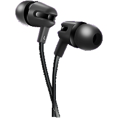 CANYON headphones SEP-4 Mic Flat 1.2m Black