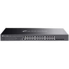 TP-Link SG3428 Omada 24-Port Gigabit L2+ Managed Switch with 4 SFP Slots, 24× Gigabit RJ45 ports and 4× Gigabit SFP slots, Omada APP, Static Routing, VLAN, ACL, QoS, IGMP Snooping, OAM, DDM, ERPS, Fanless, 1U, Zero-TouchProvisioning, ERPS TP-Link SG3428 Omada 24-Port Gigabit L2+ Managed Switch with 4 SFP Slots, 24× Gigabit RJ45 ports and 4× Gigabit SFP slots, Omada APP, Static Routing, VLAN, ACL, QoS, IGMP Snooping, OAM, DDM, ERPS, Fanless, 1U, Zero-TouchProvisioning, ERPS