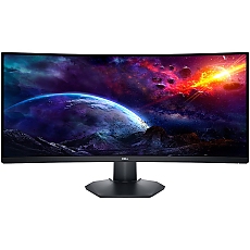 Dell Gaming LED Monitor S3422DWG, 34" WQHD 3440x1440 144Hz VA AG 21:9 Curved 99% sRGB, 400cd/m2, 3000:1, 178/178, 1ms (MPRT) / 2ms GtG, Flicker Free, 2xHDMI, 1xDP, USB Hub (4xUSB 3.2) Audio Jack, Free Sync, Height, Slant ,Tilt Adj, 3Y Dell Gaming LED Monitor S3422DWG, 34" WQHD 3440x1440 144Hz VA AG 21:9 Curved 99% sRGB, 400cd/m2, 3000:1, 178/178, 1ms (MPRT) / 2ms GtG, Flicker Free, 2xHDMI, 1xDP, USB Hub (4xUSB 3.2) Audio Jack, Free Sync, Height, Slant ,Tilt Adj, 3Y