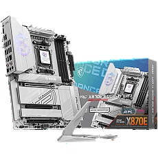 MSI MPG X870E EDGE TI WIFI, ATX, Socket AM5, 4x DDR5 Dual Channel DDR5 up to 8400(OC)MHz, 3x PCIe 3.0 x16 slot, 4x M.2 slot, 4x USB 2.0, 5x USB 10Gbps, 1x 10Gbps Type-C, 1x 40Gbps Type-C, HDMI, 7.1 HD Audio, 5G LAN, WiFI 7, BT, 3Y MSI MPG X870E EDGE TI WIFI, ATX, Socket AM5, 4x DDR5 Dual Channel DDR5 up to 8400(OC)MHz, 3x PCIe 3.0 x16 slot, 4x M.2 slot, 4x USB 2.0, 5x USB 10Gbps, 1x 10Gbps Type-C, 1x 40Gbps Type-C, HDMI, 7.1 HD Audio, 5G LAN, WiFI 7, BT, 3Y