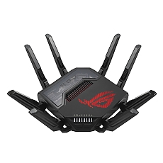 Asus Gaming Wireless Router, ROG Rapture GT-BE98, BE25000, Quad-Band, Quad-Core 2.6GHz CPU, 256MB/2GB Flash/RAM, 10G dual-port, 2.5G quad-port, AiProtection Pro, RangeBoost Plus, AiRadar TX, open NAT, VPN Fusion, multiple SSIDs, IPTV, RGB, AiMesh, Black Asus Gaming Wireless Router, ROG Rapture GT-BE98, BE25000, Quad-Band, Quad-Core 2.6GHz CPU, 256MB/2GB Flash/RAM, 10G dual-port, 2.5G quad-port, AiProtection Pro, RangeBoost Plus, AiRadar TX, open NAT, VPN Fusion, multiple SSIDs, IPTV, RGB, AiMesh, Black