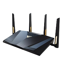 Asus Gaming Wireless Router, RT-BE88U, BE7200, Dual-Band, Quad-Core 2.6GHz CPU, 256MB/2GB Flash/RAM, 4K-QAM, MLO, 10G dual-port, SFP+, 2.5G quad-port, AiProtection Pro, Adaptive QoS, VPN Fusion, Instant Guard, IPTV, OFDMA, MU-MIMO, AiMesh, Black Asus Gaming Wireless Router, RT-BE88U, BE7200, Dual-Band, Quad-Core 2.6GHz CPU, 256MB/2GB Flash/RAM, 4K-QAM, MLO, 10G dual-port, SFP+, 2.5G quad-port, AiProtection Pro, Adaptive QoS, VPN Fusion, Instant Guard, IPTV, OFDMA, MU-MIMO, AiMesh, Black