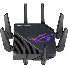 Asus Gaming Wireless Router,ROG Rapture GT-AX11000 Pro, AX11000, Tri-Band, Quad-Core 2.0GHz CPU, 256MB/1GB Flash/RAM, 10G port, AiProtection Pro, Adaptive QoS, VPN Fusion, IPTV, OFDMA, MU-MIMO, Beamforming, Link Aggregation, Port forwarding, AiMesh, Black Asus Gaming Wireless Router,ROG Rapture GT-AX11000 Pro, AX11000, Tri-Band, Quad-Core 2.0GHz CPU, 256MB/1GB Flash/RAM, 10G port, AiProtection Pro, Adaptive QoS, VPN Fusion, IPTV, OFDMA, MU-MIMO, Beamforming, Link Aggregation, Port forwarding, AiMesh, Black