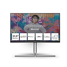 AOC U32U3CV, 31.5" Nano IPS WLED, 3840x2160@60Hz, 4ms GtG, 400cd m/2, 1000:1, 50M:1 DCR, Adaptive Sync, FlickerFree, Anti Blue Light, 3Wx2, Tilt, Height Adjust, Pivot, Swivel, 2xHDMI, DP, USB hub AOC U32U3CV, 31.5" Nano IPS WLED, 3840x2160@60Hz, 4ms GtG, 400cd m/2, 1000:1, 50M:1 DCR, Adaptive Sync, FlickerFree, Anti Blue Light, 3Wx2, Tilt, Height Adjust, Pivot, Swivel, 2xHDMI, DP, USB hub