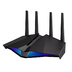 Asus Gaming Wireless Router, RT-AX82U, AX5400, Dual-Band, Tri-Core 1.5Ghz CPU, 256MB/512MB Flash/RAM, Gigabit, AiProtection Pro, Adaptive QoS, VPN server/client, IPTV, OFDMA, Beamforming, Link Aggregation, Gear Accelerator, RGB, AiMesh, Black Asus Gaming Wireless Router, RT-AX82U, AX5400, Dual-Band, Tri-Core 1.5Ghz CPU, 256MB/512MB Flash/RAM, Gigabit, AiProtection Pro, Adaptive QoS, VPN server/client, IPTV, OFDMA, Beamforming, Link Aggregation, Gear Accelerator, RGB, AiMesh, Black