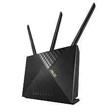 Asus 4G Router, 4G-AX56, AX1800, 4G+ Cat.6, LTE: Downlink 300 Mbps / Uplink 50 Mbps, 128MB/512MB Flash/RAM, Captive portal, Aiprotection Classic, Traditional QoS, VPN server/client, IPTV, Beamforming,Black Asus 4G Router, 4G-AX56, AX1800, 4G+ Cat.6, LTE: Downlink 300 Mbps / Uplink 50 Mbps, 128MB/512MB Flash/RAM, Captive portal, Aiprotection Classic, Traditional QoS, VPN server/client, IPTV, Beamforming,Black
