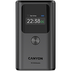 CANYON power bank OnPower 130 TFT 10000 mAh PD30W Dark Grey